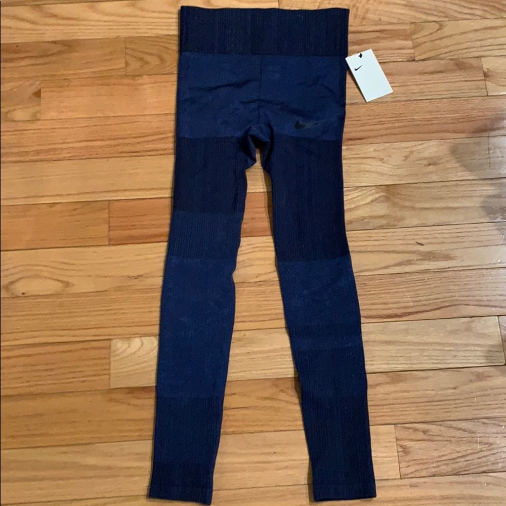 Blue Nike tights